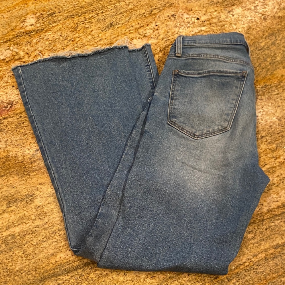 Lucky Brand STEVIE High-Rise Flare Raw Hem Jeans